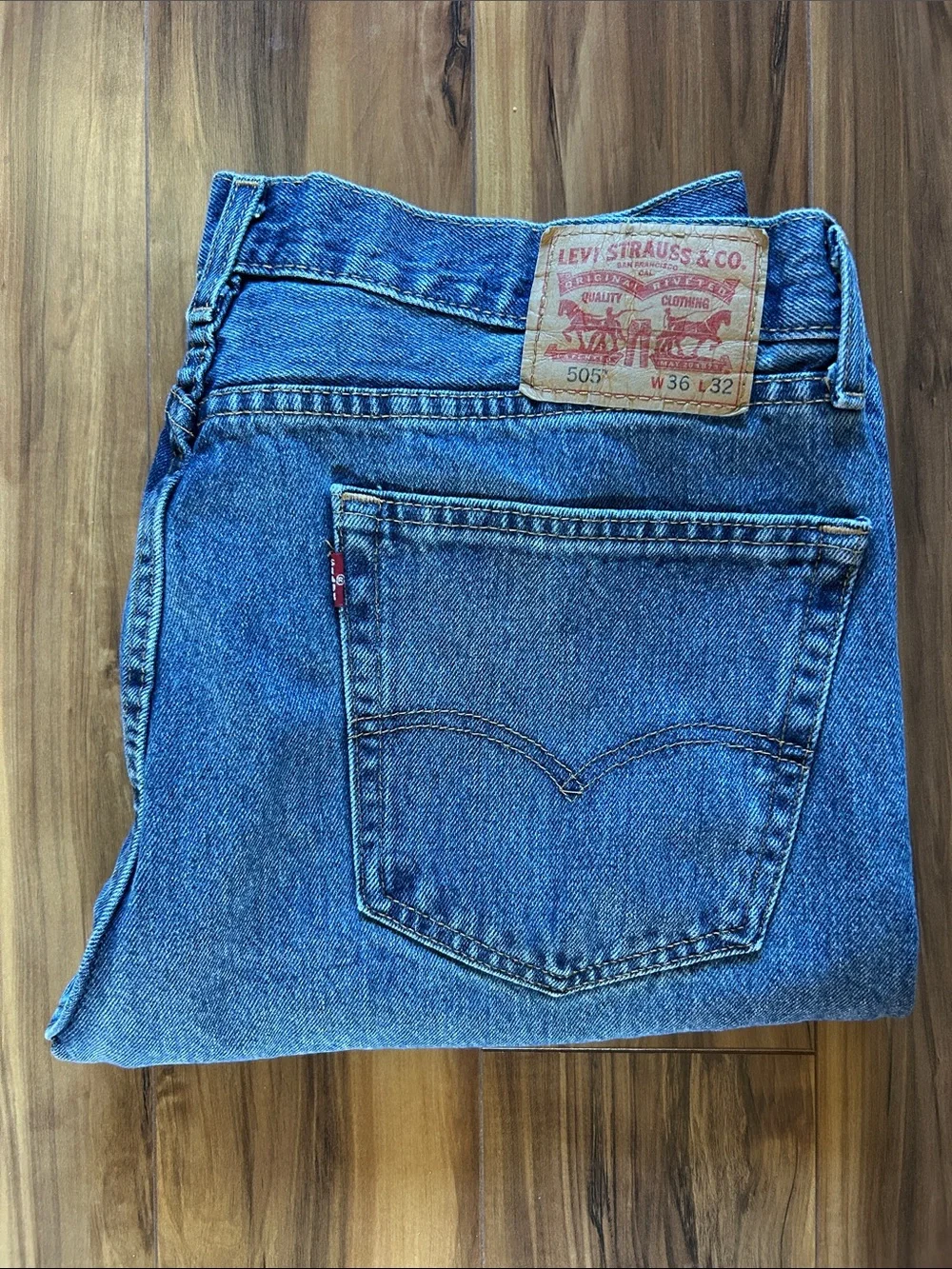Levi's Men’s 505 Straight Jeans 36 x 32
